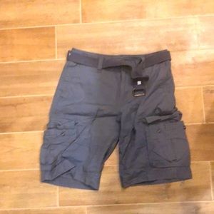 Gray cargo pants